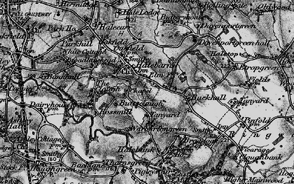 Old map of Hale Barns in 1896