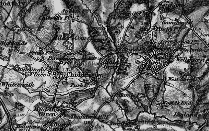 Old map of Hale Green in 1895
