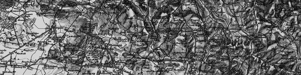 Old map of Hale Green in 1895