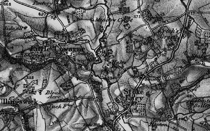 Old map of Hales Bank in 1898
