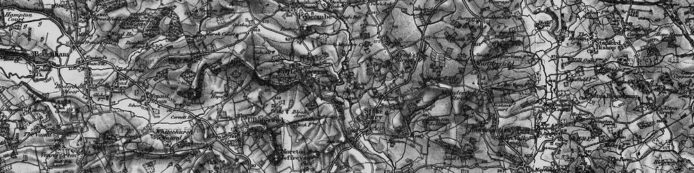 Old map of Hales Bank in 1898