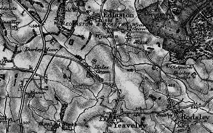 Old map of Hales Green in 1897