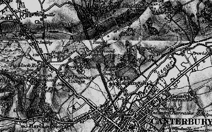 Old map of Hales Place in 1895