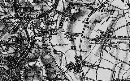 Old map of Halesfield in 1899