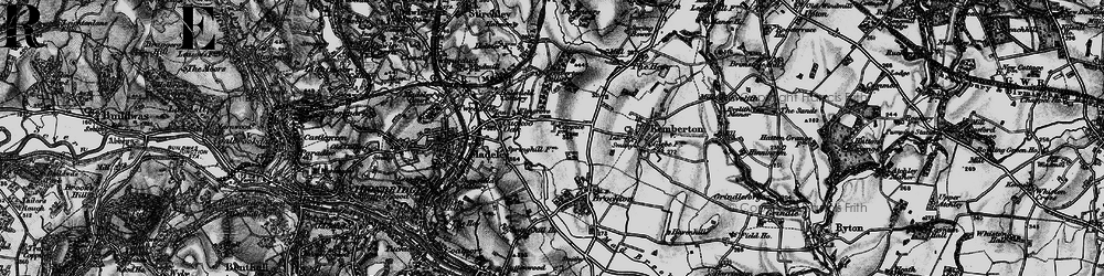 Old map of Halesfield in 1899