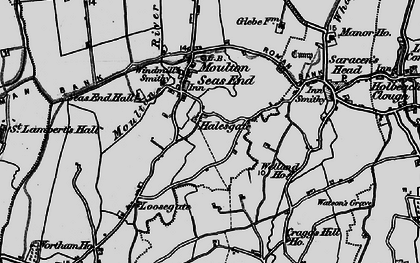 Old map of Halesgate in 1898