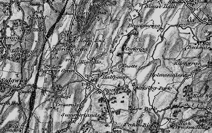 Old map of Birkrigg Park in 1897