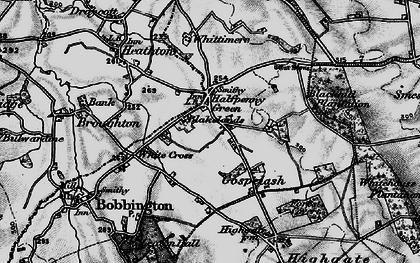 Old map of Blakelands in 1899