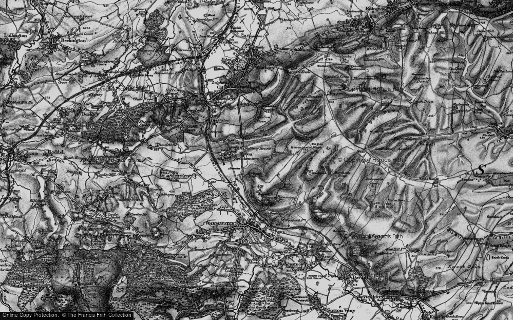 Old Map of Halfway, 1898 in 1898