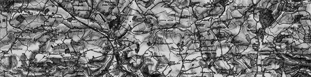 Old map of Hall Green in 1895