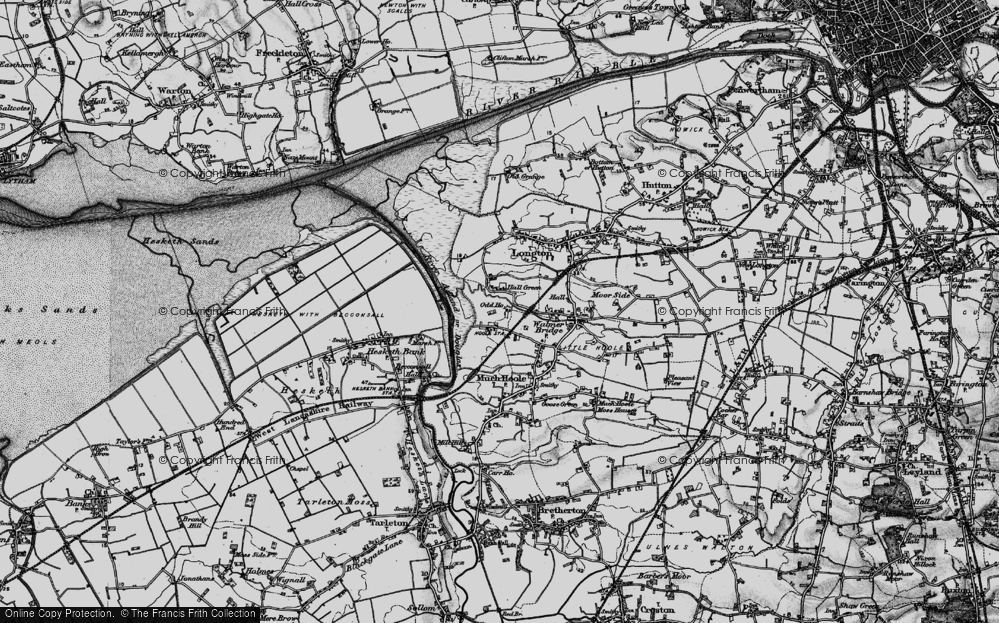 Old Map of Hall Green, 1896 in 1896