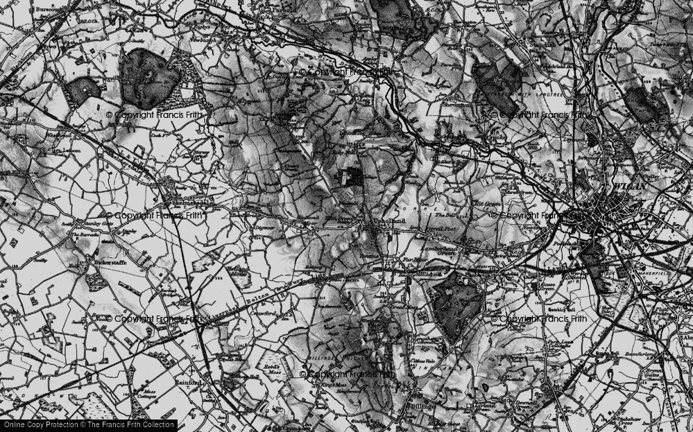 Old Map of Hall Green, 1896 in 1896