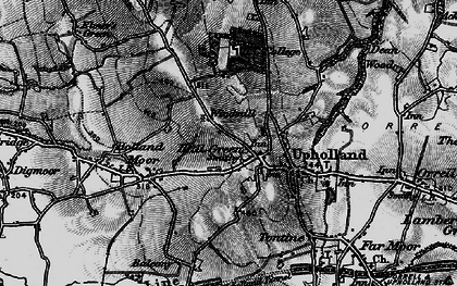 Old map of Hall Green in 1896