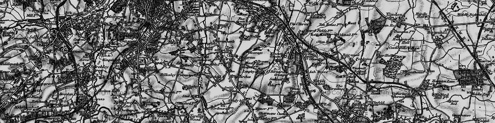 Old map of Hall Green in 1899