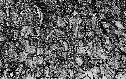 Old map of Hall's Green in 1895