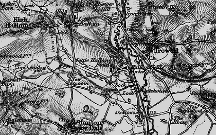 Old map of Hallam Fields in 1895
