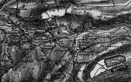Old map of Hallbankgate in 1897