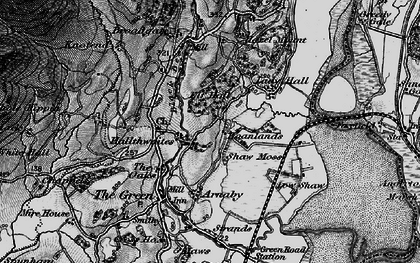 Old map of Hallthwaites in 1897