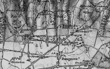 Old map of Boxgrove Common in 1895