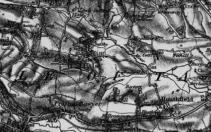 Old map of Halse in 1898