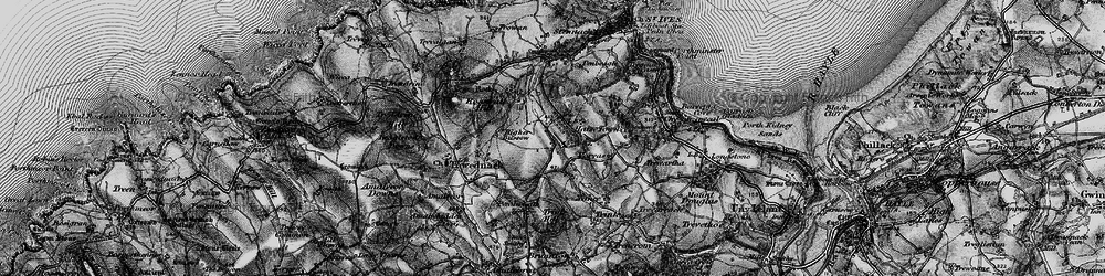 Old map of Trink Hill in 1896