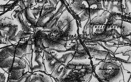 Old map of Halstead in 1899