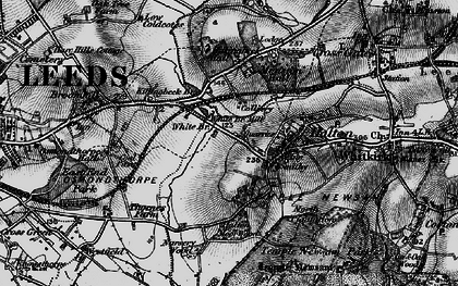 Old map of Halton in 1896