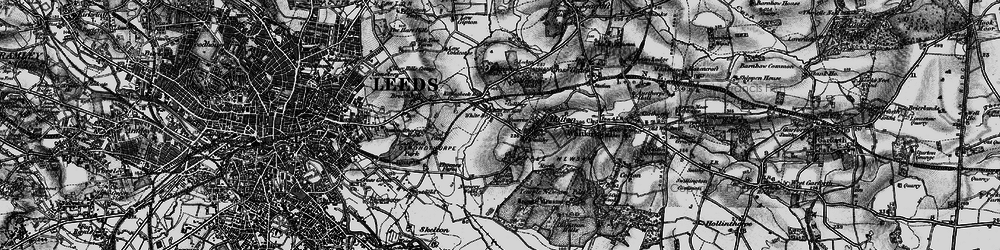Old map of Halton in 1896