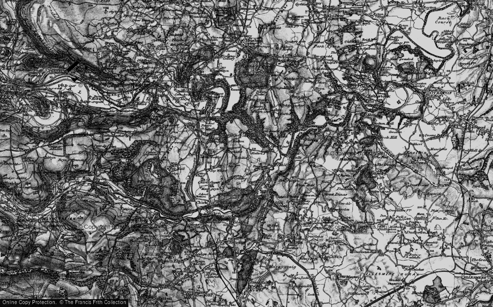 Old Map of Halton, 1897 in 1897