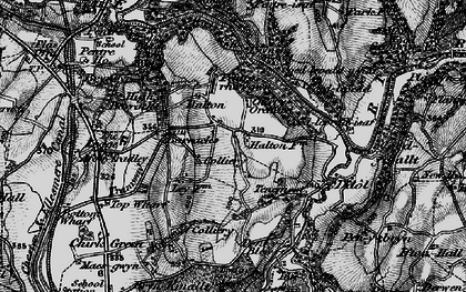 Old map of Halton in 1897