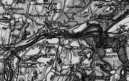 Old map of Halton in 1898