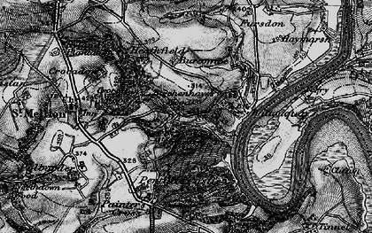 Old map of Halton Barton in 1896