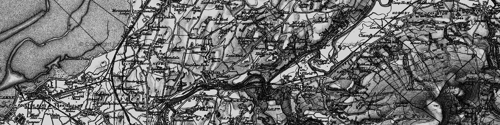 Old map of Halton Green in 1898