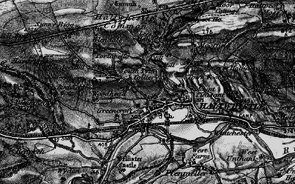 Old map of Haltwhistle in 1897