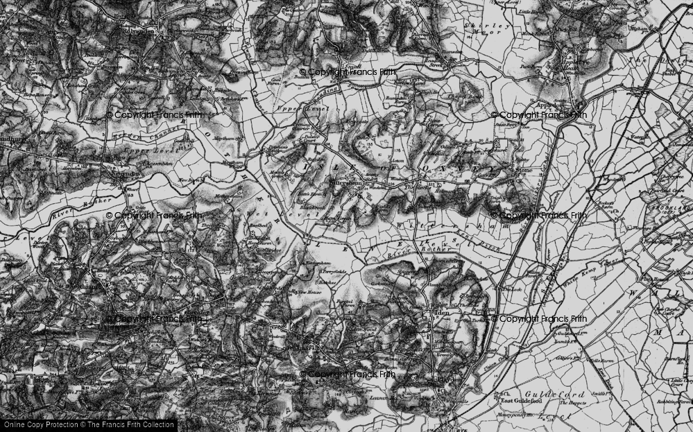 Old Map of Ham Green, 1895 in 1895