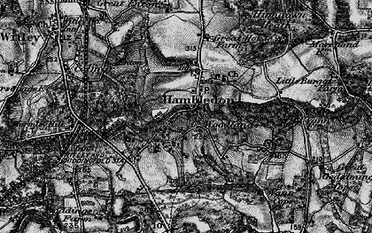 Old map of Hambledon in 1896