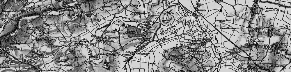 Old map of Westport Canal in 1898
