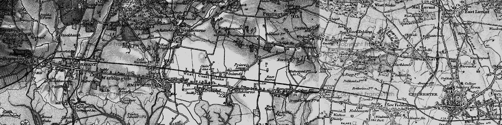 Old map of Hambrook in 1895