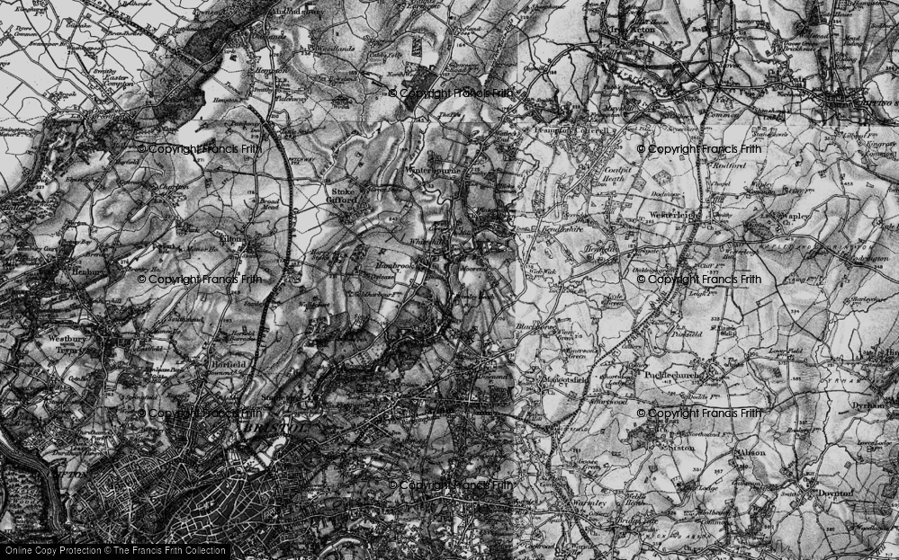 Old Map of Hambrook, 1898 in 1898