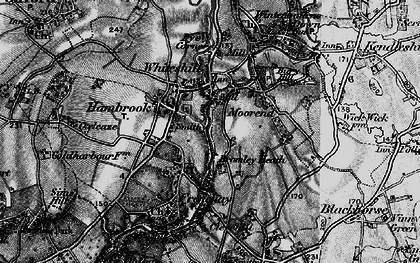 Old map of Hambrook in 1898