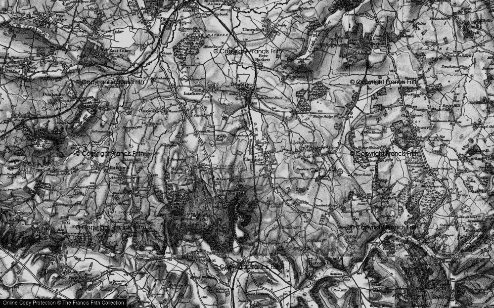 Old Map of Hamlet, 1898 in 1898