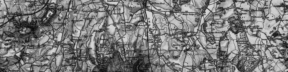 Old map of Hamlet in 1898