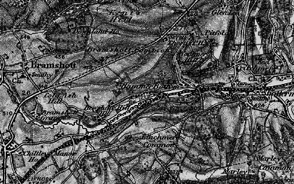 Old map of Bramshott Common in 1895