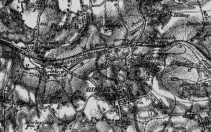 Old map of Hammersmith in 1895