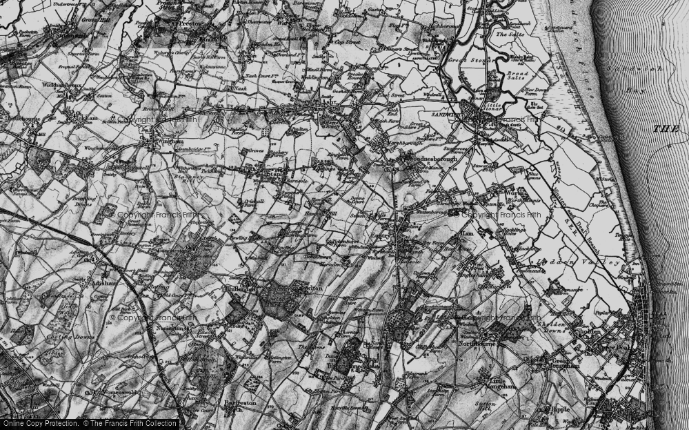 Old Map of Hammill, 1895 in 1895