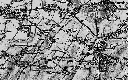 Old map of Hammill in 1895