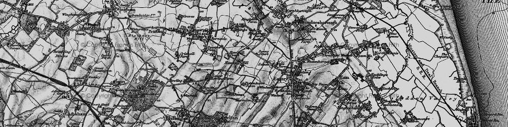 Old map of Hammill in 1895
