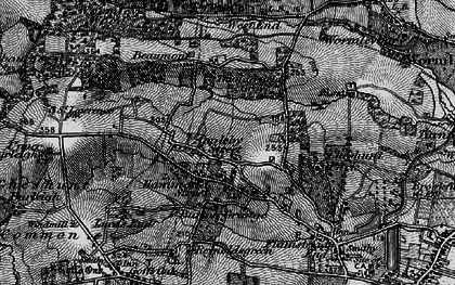 Old map of Hammond Street in 1896