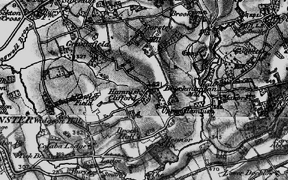 Old map of Bache in 1899