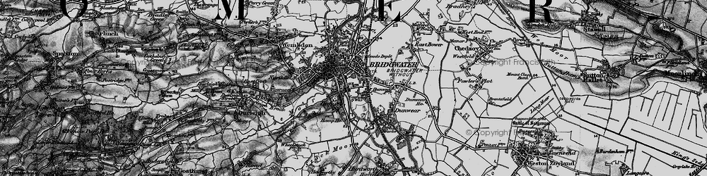 Old map of Hamp in 1898